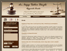 Tablet Screenshot of drnagygaborlaszlo.hu